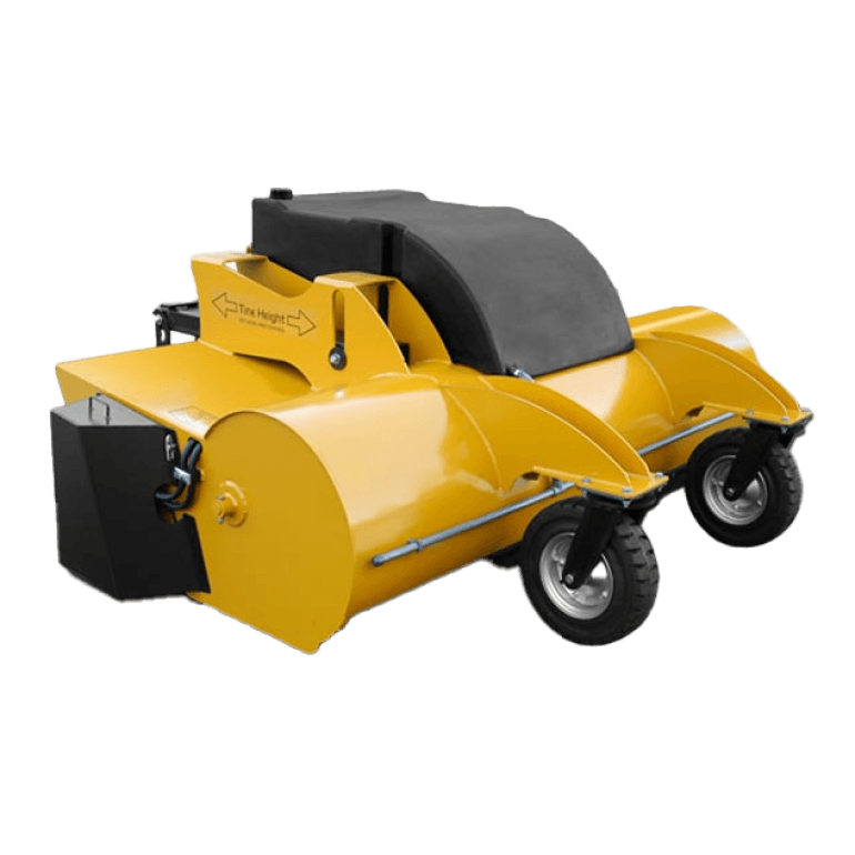 FORK MOUNTED SWEEPER - Direct drive motors deliver excellent torque to ma...